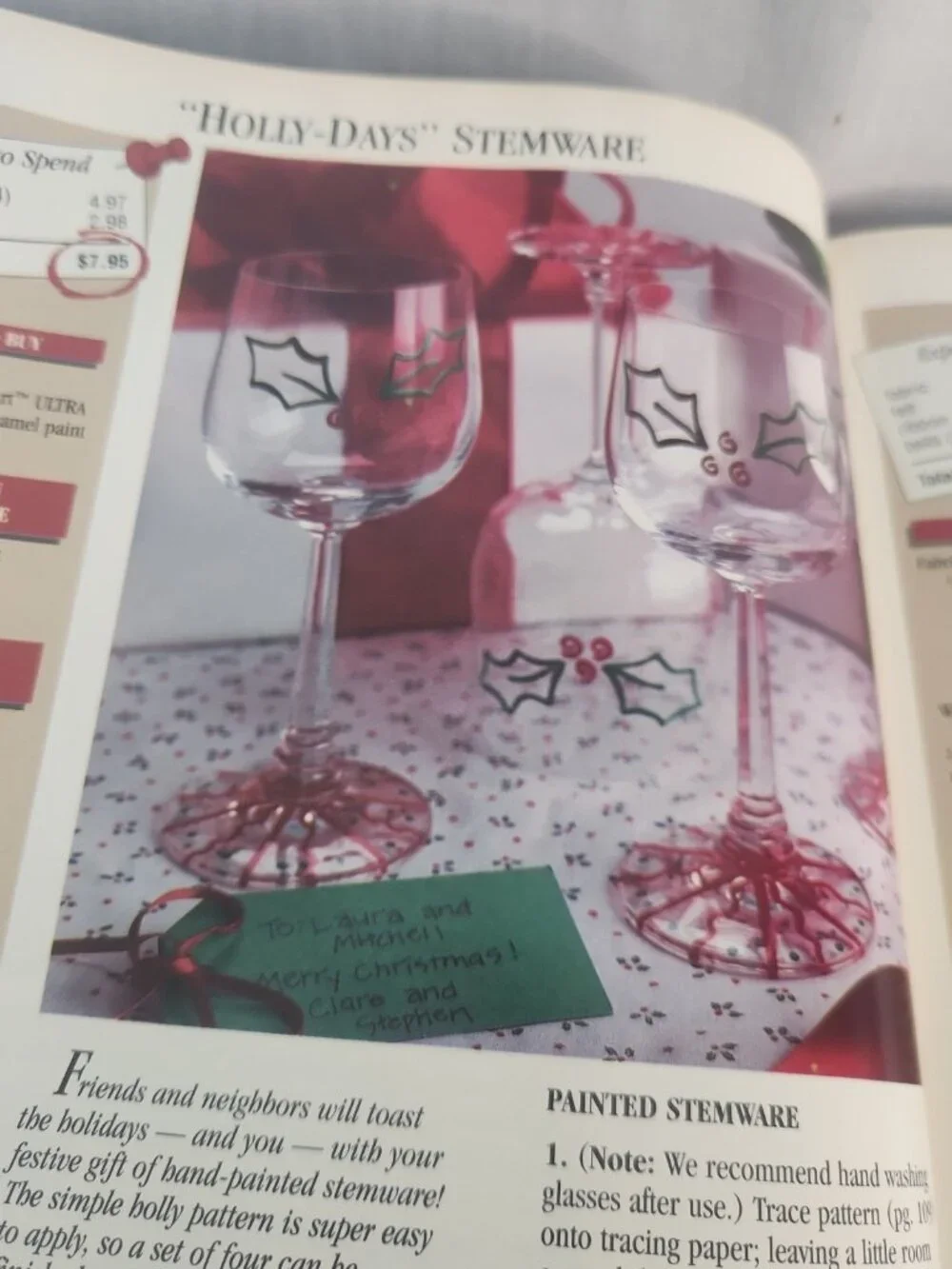 1997  Christmas Gifts Under $10  Clever Crafter Series Leisure Arts Upcycle